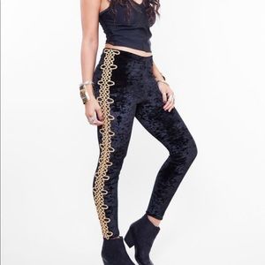 Velvet pants/leggings